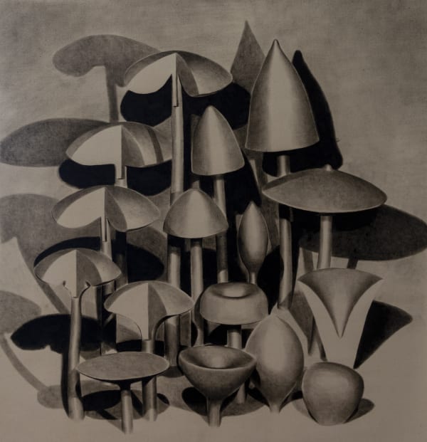 Mushrooms Oil On Canvas 2018