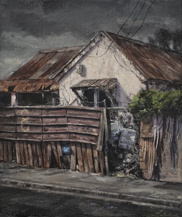 Fold Oil On Linen 300 X 250Mm 2020