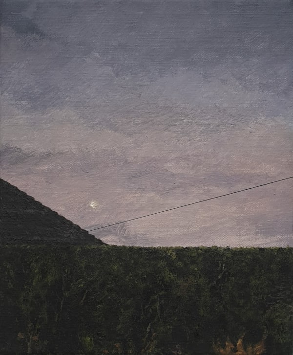 Relay Oil On Linen 300 X 250Mm 2020