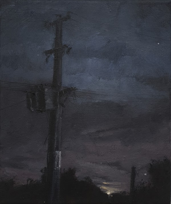 Rind Oil On Linen 300 X 250Mm 2020