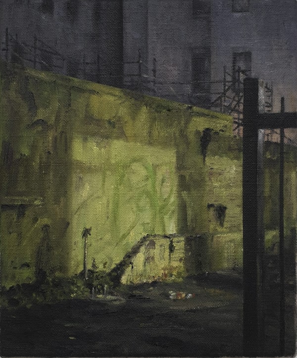 Stratum Oil On Linen 300 X 250Mm 2020