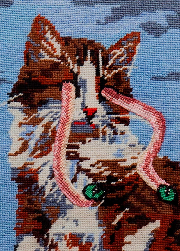 3A Stalks 2015 Angela Singer Wool Silk Cotton 270 X 200 Mm