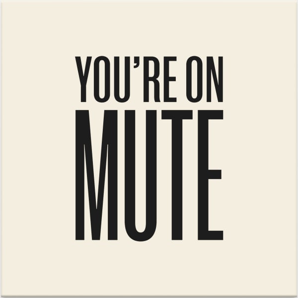 You Re On Mute