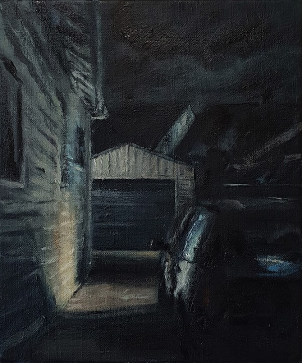 Danielunverricht Fade 2018 Oil On Linen 300X250Mm Web