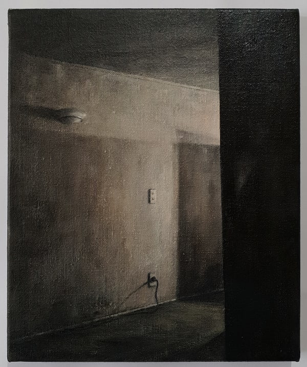 Crease 2018 Daniel Unverricht Oil On Linen 300X250Mm Crop