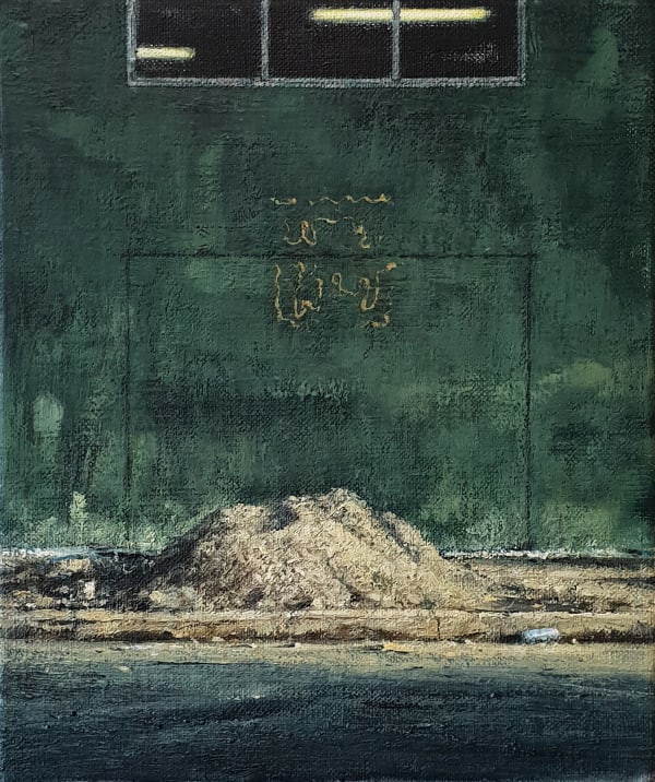 Daniel Unverricht Tracer 2018 Oil On Linen 300X250Mm