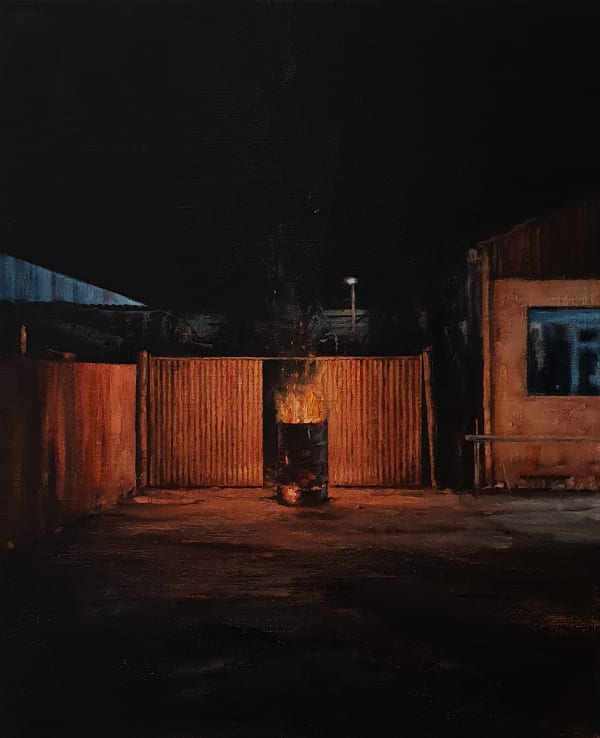 Danielunverricht Chafe 2018 Oil On Linen 560X460Mm