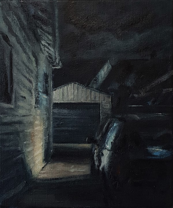 Danielunverricht Fade 2018 Oil On Linen 300X250Mm