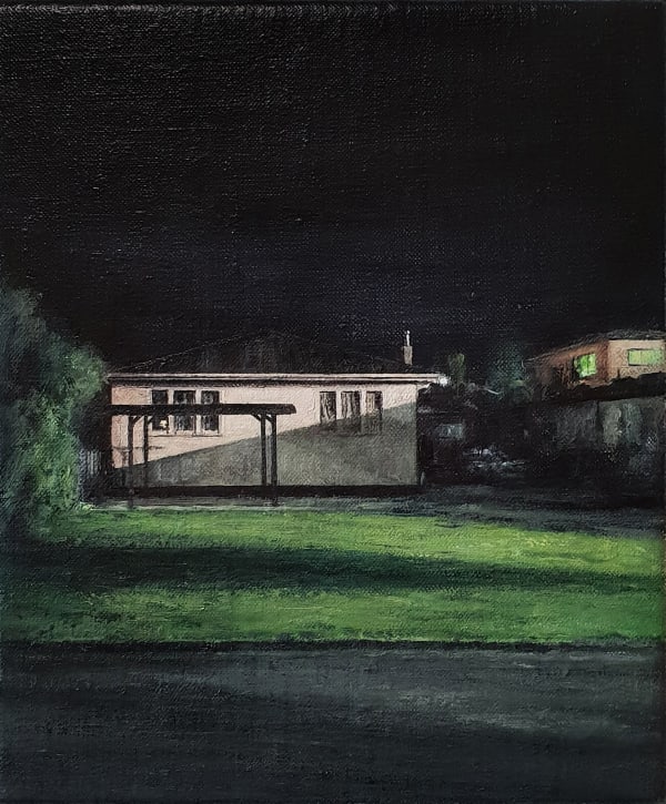 Danielunverricht Merge 2018 Oil On Linen 300X250Mm