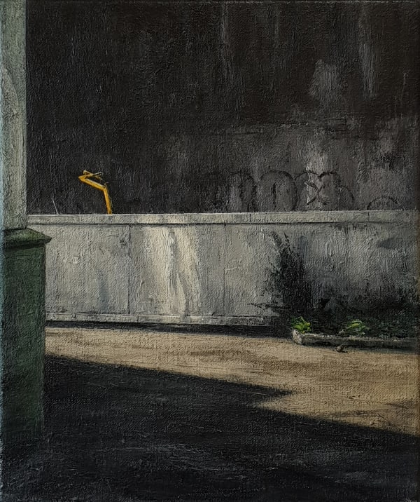 Danielunverricht Pivot 2018 Oil On Linen 300X250Mm