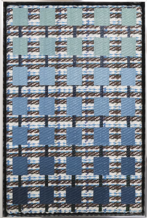 8 0 Emma 2021 33 X 22 X 6 Cm Acrylic On Cotton Wool Bamboo And Silk Weaving