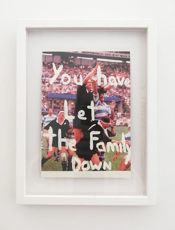 Lewer Untitled Rugby 4 Framed Large