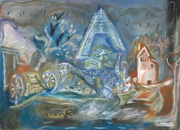 Frances Hodgkins | 'Tithe Barn, Cerne Abbas' {Suite} Wellington