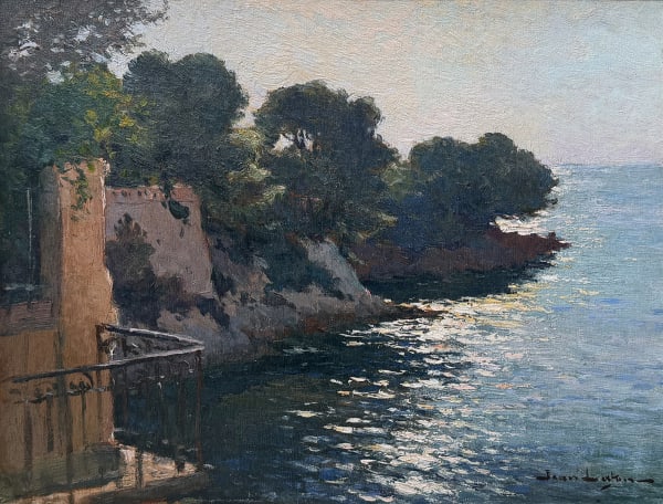 Jean Keuléyan-Lafon - Clair de lune sur la côte rocheuse en Méditerranée