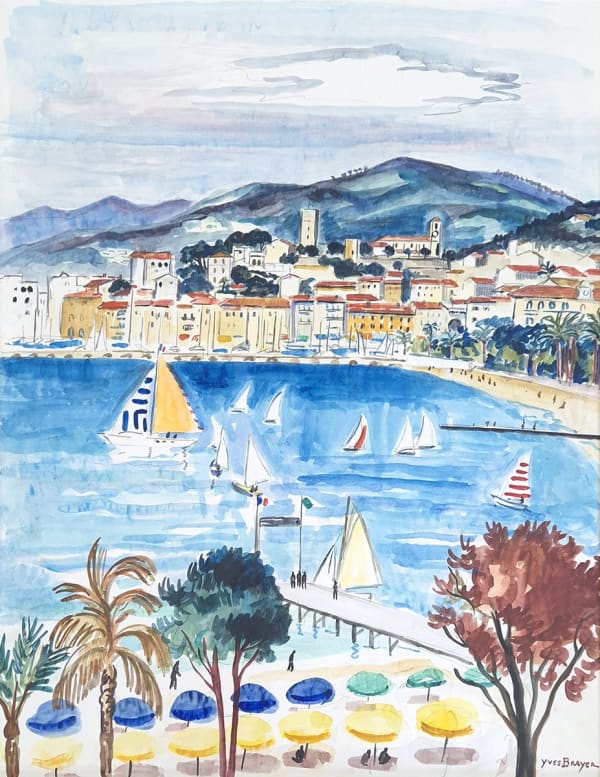 Yves Brayer, Vue de Cannes