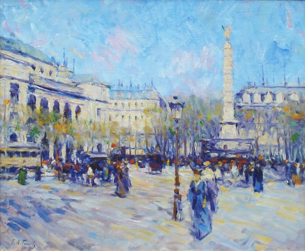 Elie Anatole Pavil, Fontaine du Palmier, Place du Chatelet, Paris