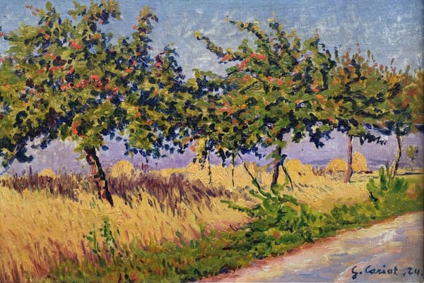 Gustave Cariot, Arbres en Bordure de Route