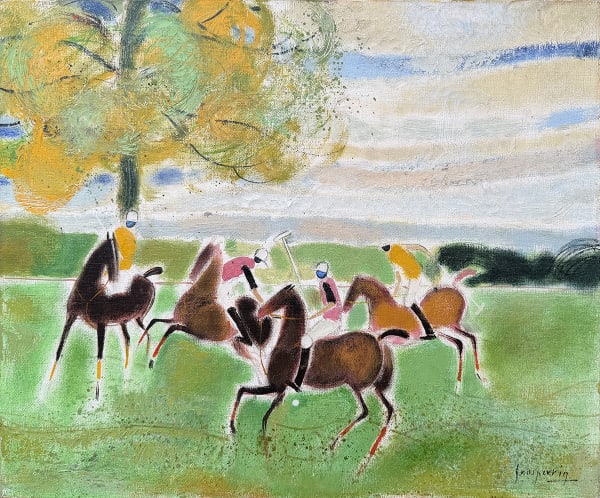 Claude Grosperrin, Polo à Deauville