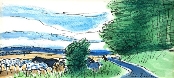 André Brasilier, Chevaux indiens