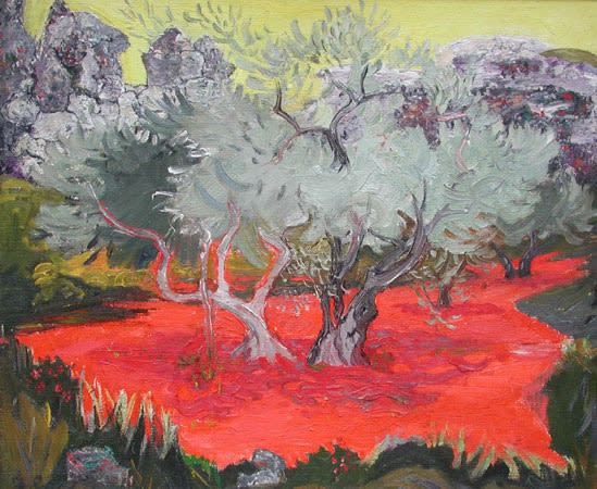 Frederick Gore, Olive Trees at Les Baux