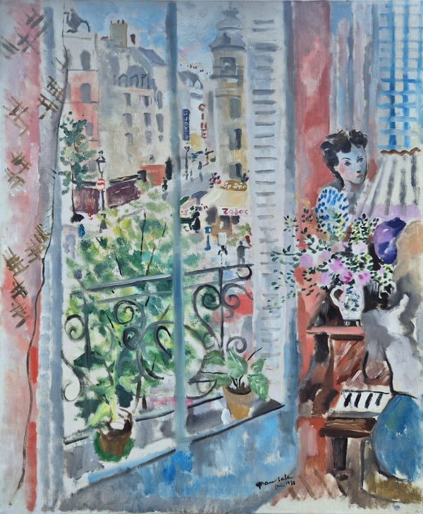 Emilio Grau Sala, La leçon de piano, Paris, 1938