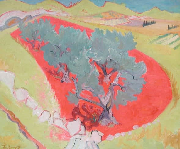 Frederick Gore, Olive Trees at Les Baux