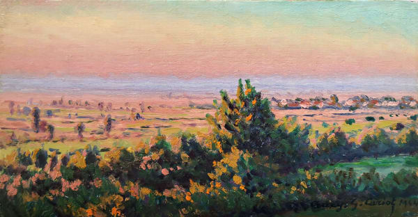 Gustave Cariot, Paysage Auxy