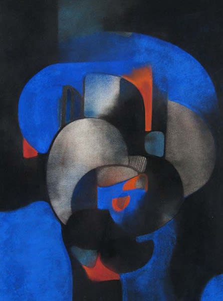 André Minaux, Composition en Bleu