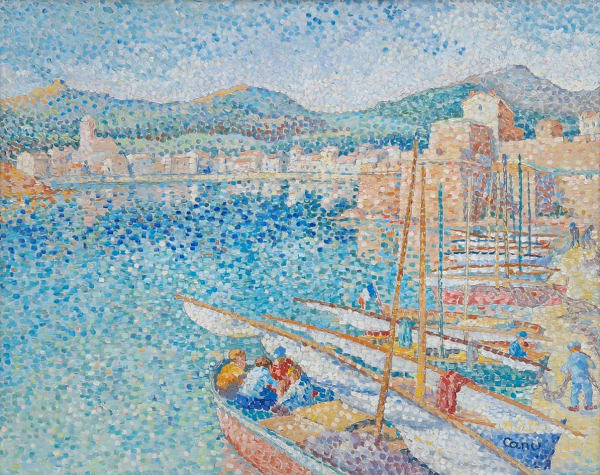 Yvonne Canu, Le port de Collioure
