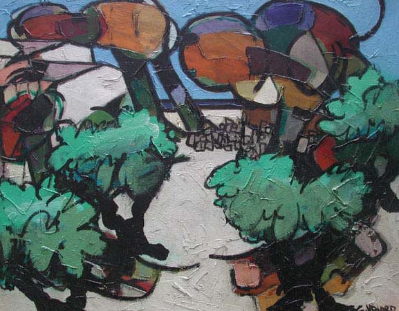 Claude Venard, Paysage de Provence