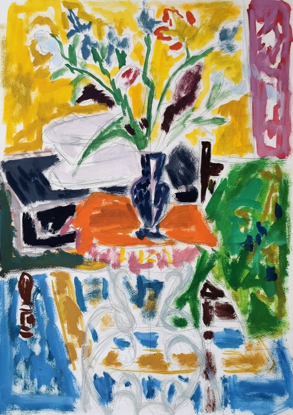 Jules Cavaillès, Intérieur au bouquet de fleurs