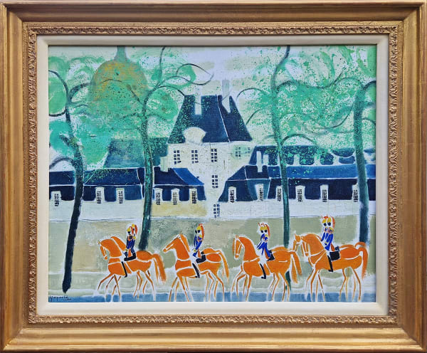 Equestrian paintings for spring
