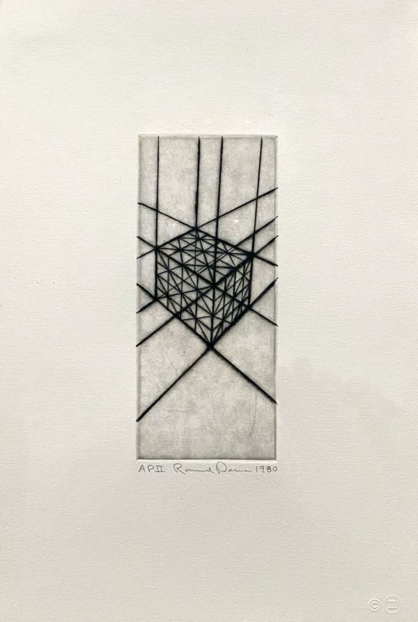 Ronald Davis Drypoint Beta Drypoint Etching Img 6206 2