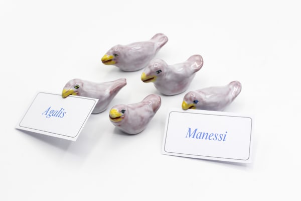 Agalis Manessi, Birdie Place Card Holders, 2025