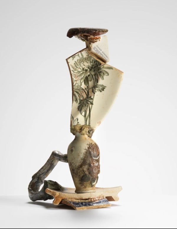Robert Copper Candle Stick Holder Robert Cooper’s candlesticks are made from eclectic pieces of Victorian detritus – clinker, cup-handles, teapot lids, spouts, etc – found on the south bank of the Medway Estuary.