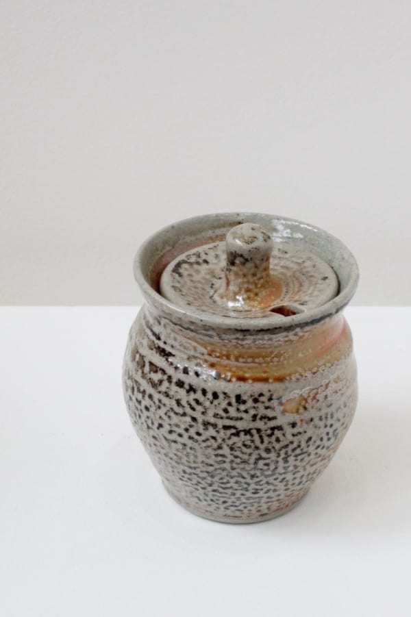 Mark Titchiner Jam / Salt Pot, 2016 Soda glazed H12.5 x W11 x D11 cm
