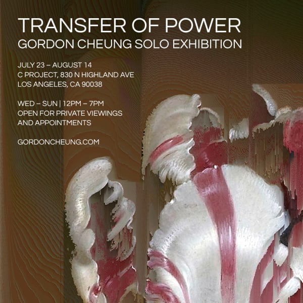 'Transfer of Power' Solo Exhibition with C Project, LA