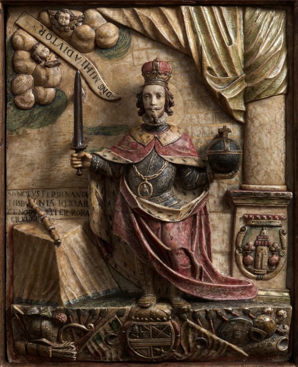 SAINT FERDINAND, Unidentified artist, Ayacucho (Peru), Late 17th century