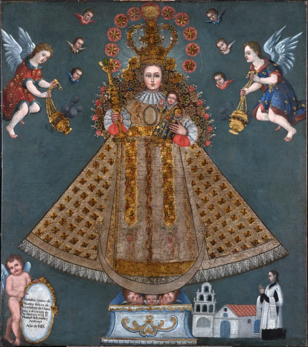 OUR LADY OF GUADALUPE OF EXTREMADURA, Unidentified artist, Chairapata, Potosí (Bolivia), 1813