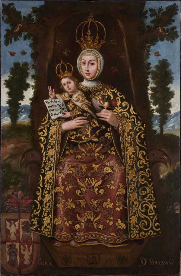 FRANCISCO DE MORALES, Our Lady of Valvanera, Mexico, 17th-18th century