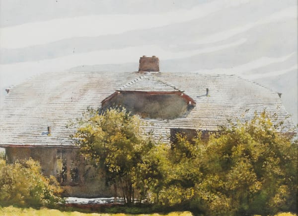 watercolor of house