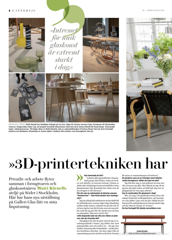 Artikel i Dagens Industri