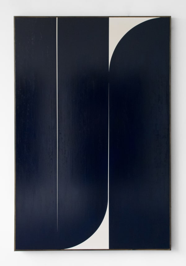 JOHNNY ABRAHAMS Dark Blue #4, 2019 Oil on canvas 183 x 122 cm