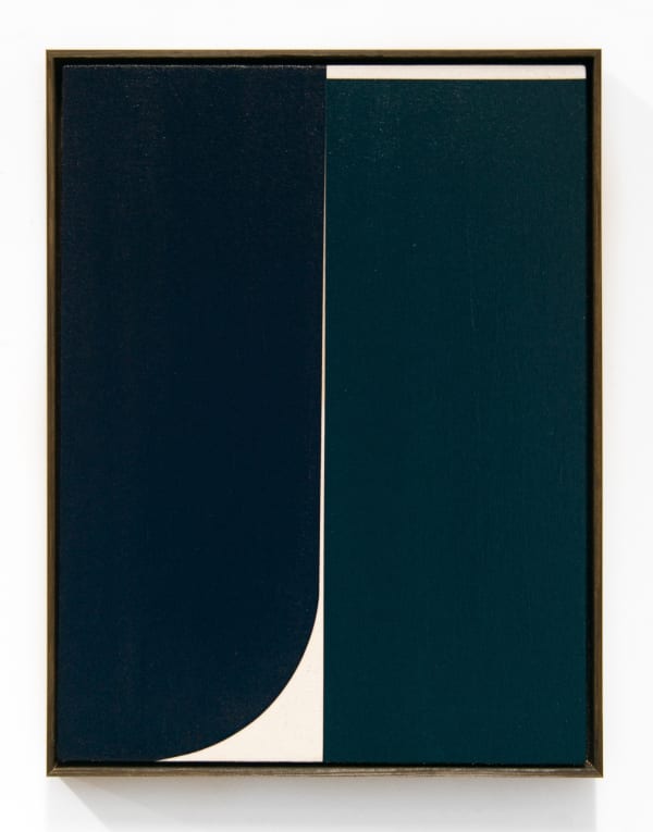 JOHHNY ABRAHAMS Dark Green #2, 2019 Acrylic on canvas 40 x 30 cm