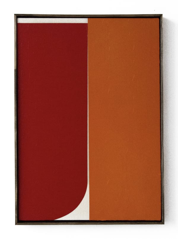 JOHHNY ABRAHAMS Red / Orange #1, 2019 Acrylic on canvas 40 x 30 cm
