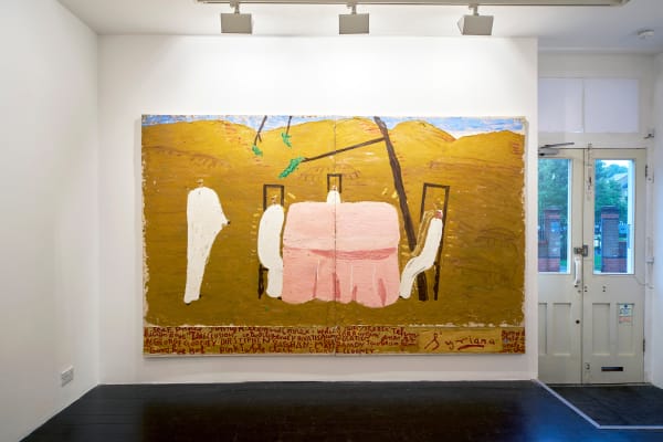 Rose Wylie Yellow Desert Paintings 8 Web