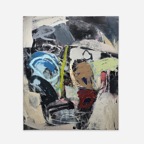 Xavier Baxter Head 3 shadows, 2025 Mixed media on canvas 122 x 102 cm