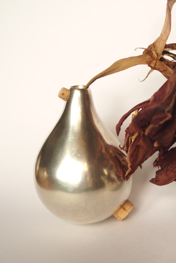 Tunic Vessel, Sterling Silver and Natural Cork, H:8.5cm W:5CM, £760 (made to order)