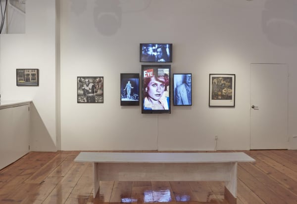 Installation of Coe's "It's a Wonderful Life," in "It's All True: East Village Eye Show," Howl Happening Gallery, New York