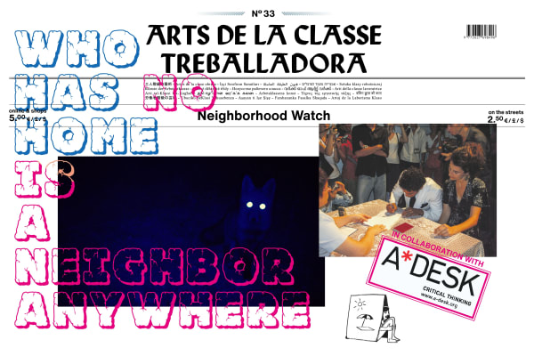 A*DESK y ARTS OF THE WORKING CLASS